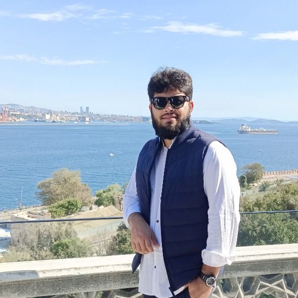 Rafiul Hasan at his workplace